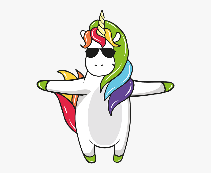 Bleed Area May Not Be Visible - T Posing Unicorn, Transparent Clipart