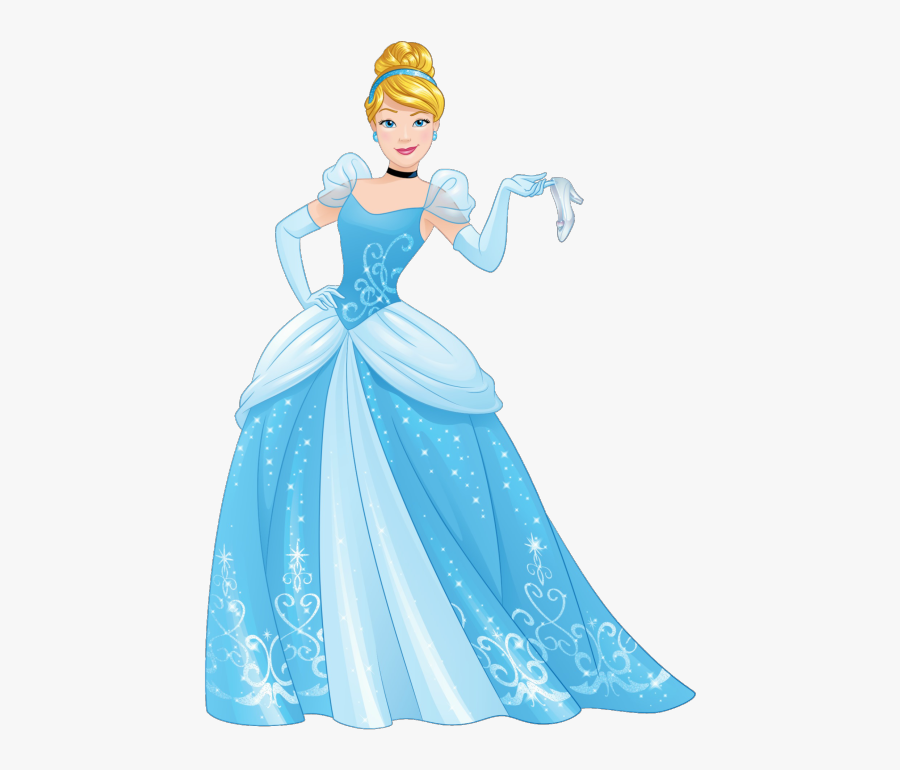 Cinderella And Her Glass Slipper - Disney Princesses Cinderella, Transparent Clipart