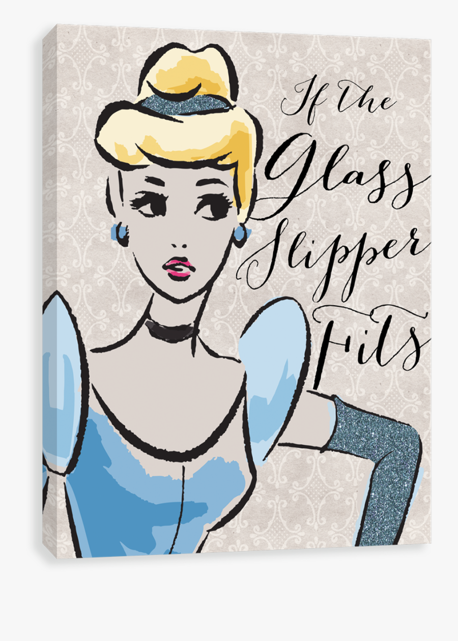 Cinderella Glass Slipper - Cinderella Glass Slipper Drawing, Transparent Clipart