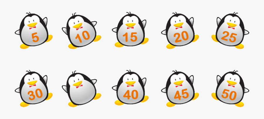 Kg Math - Count By 5's To 50, Transparent Clipart