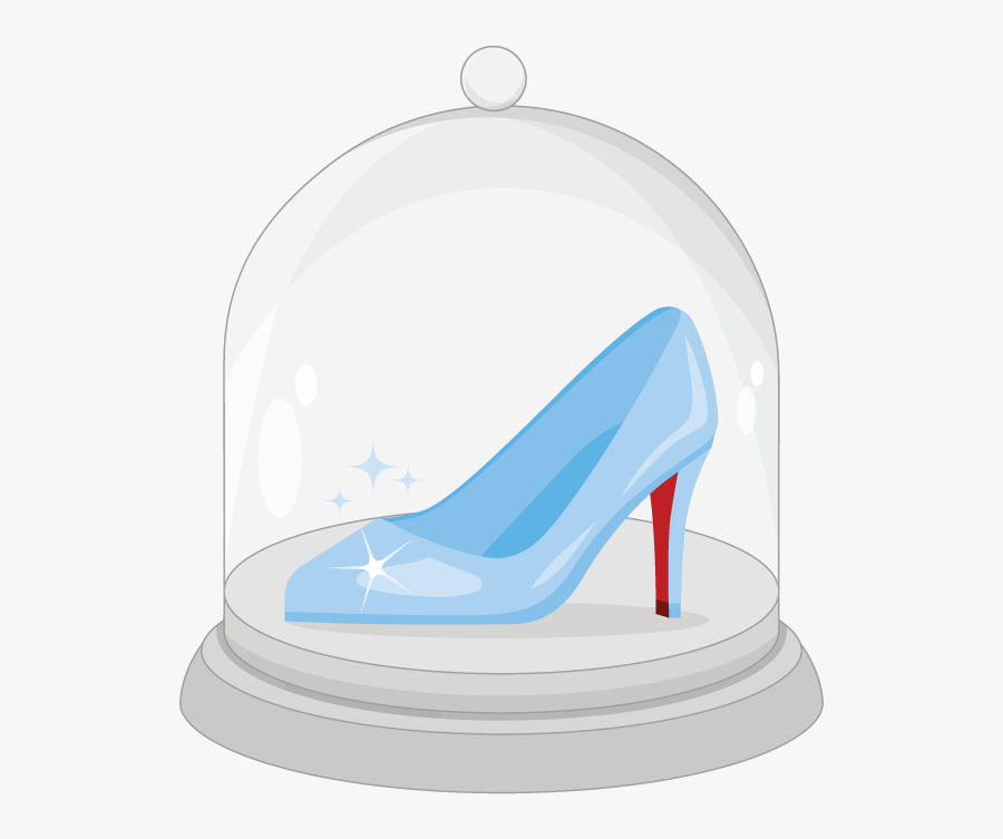 Glass Slipper Logo Final - Basic Pump, Transparent Clipart