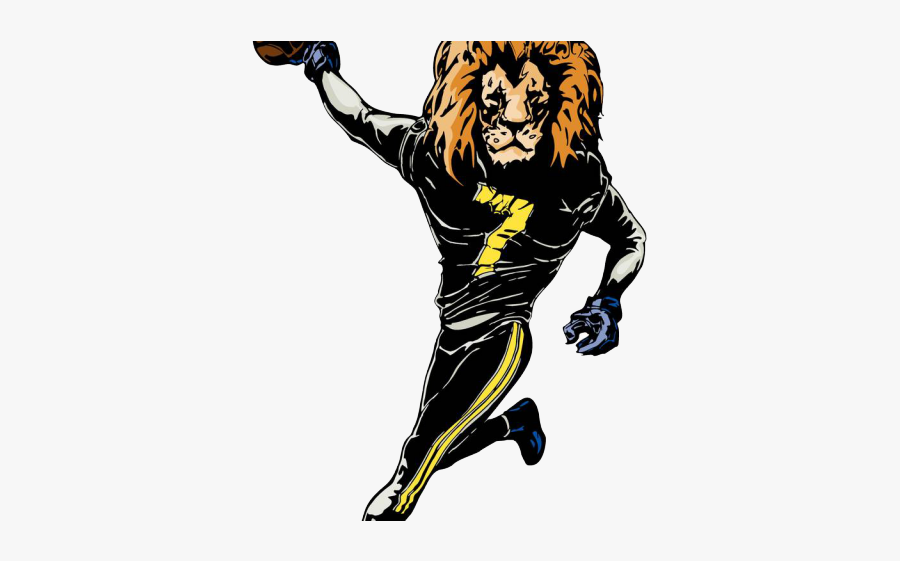 Lion Mascot Clipart - White Lion Mascot Ilustration Football, Transparent Clipart