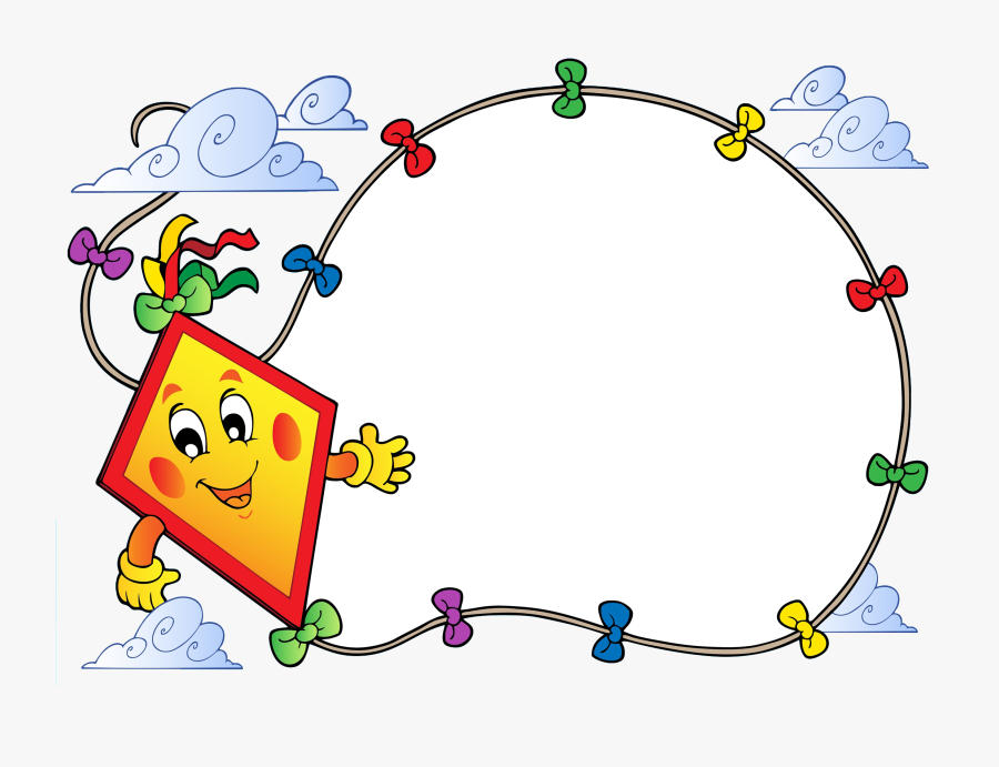 Clipart Bow Kite - Cartoon, Transparent Clipart