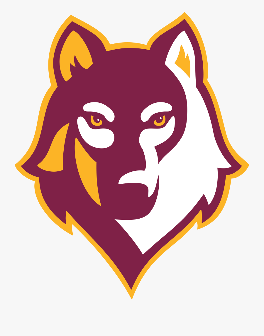 Wolf Mascot Logo Png, Transparent Clipart