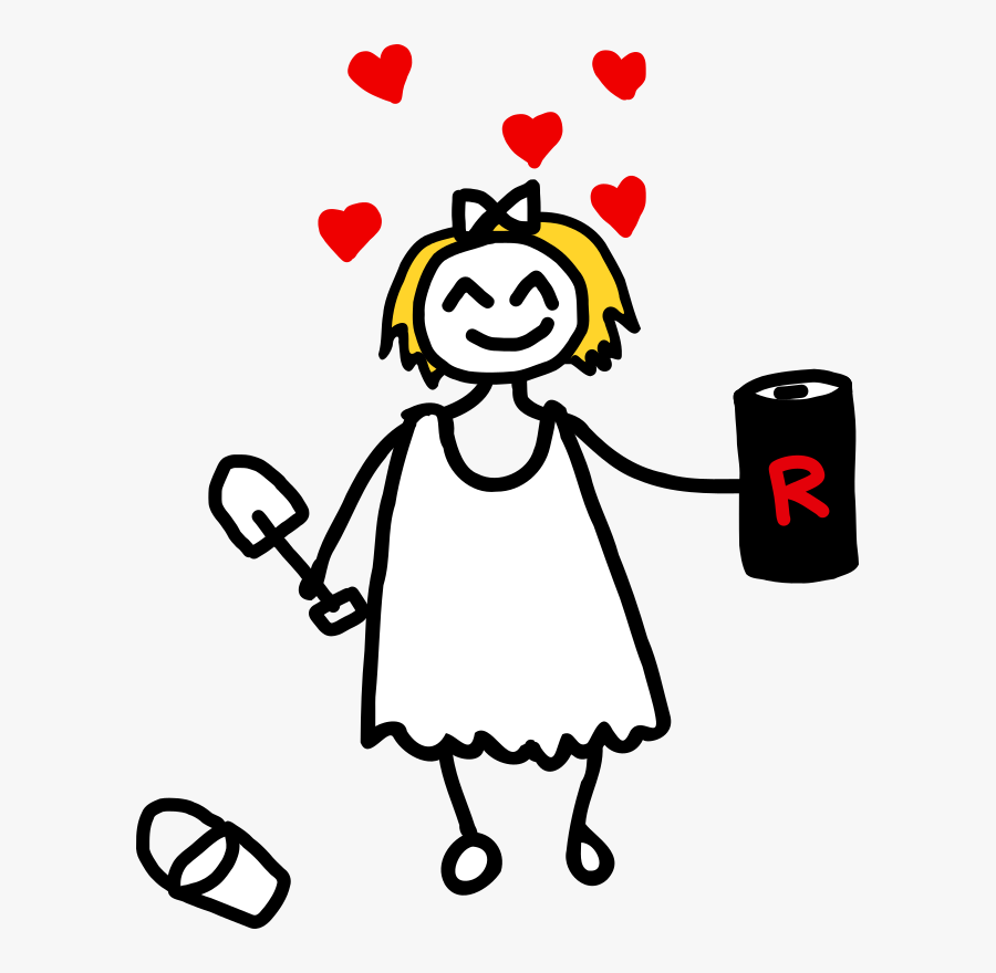 Clipart Girl In Love, Transparent Clipart