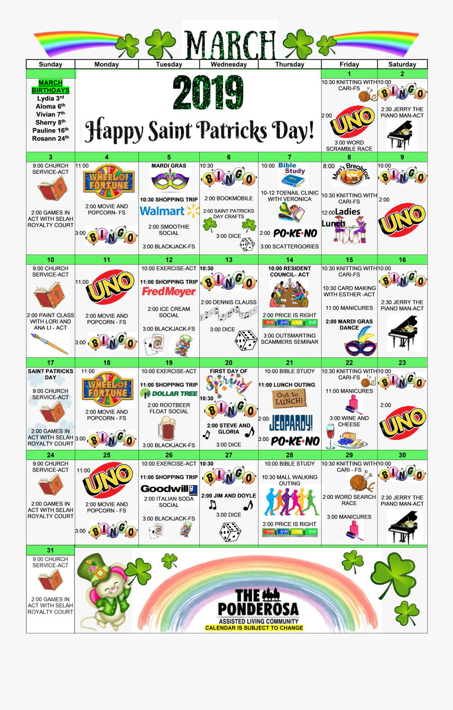 Transparent March Calendar Png, Transparent Clipart