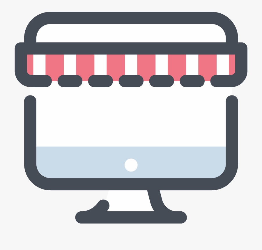 Shopping Icon Free Download - Online Shop Icon Transparent, Transparent Clipart