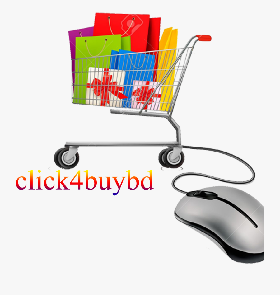Transparent Knock On Door Clipart - Shopping Cart With Gift, Transparent Clipart