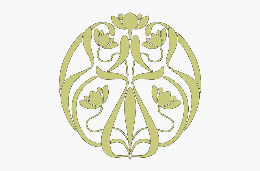 Floral Brushwork Design - Design, Transparent Clipart