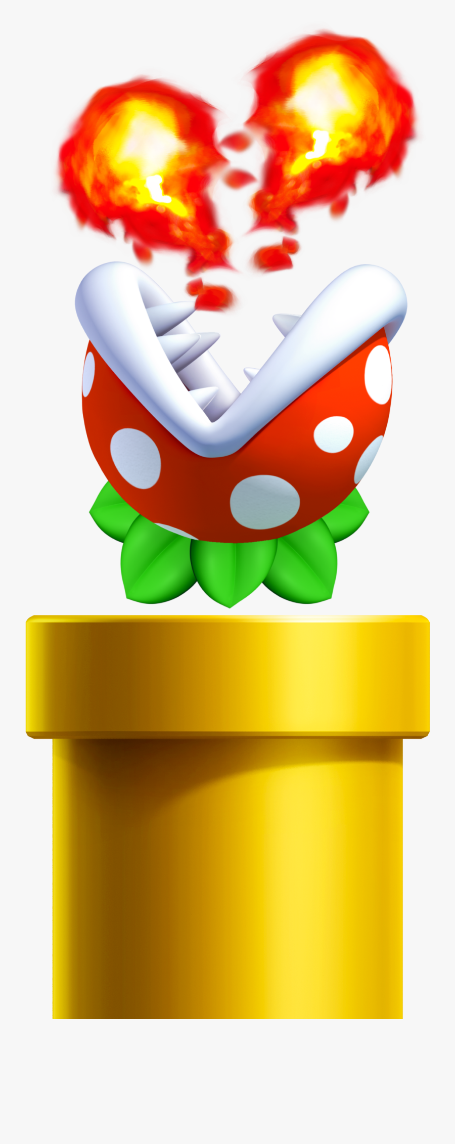 River Piranha Plant Mario, Transparent Clipart