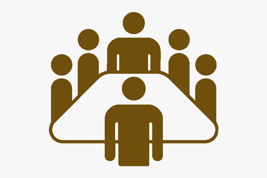Centre Meeting Symbol Stock - Board Of Directors Icons, Transparent Clipart