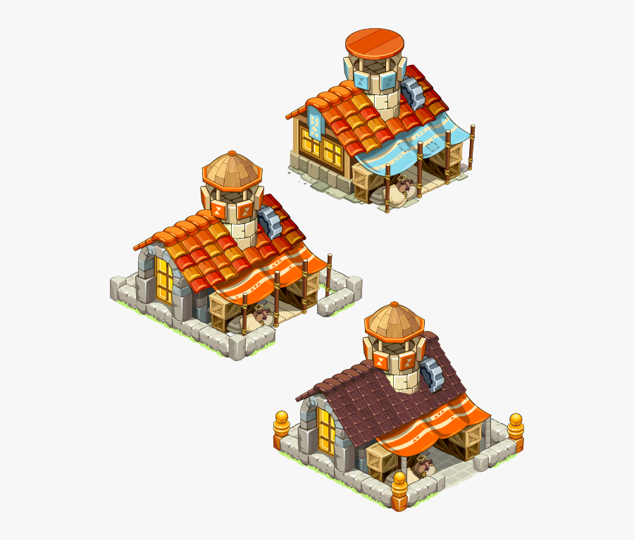 The Town Hall - Isometric Tower Concept Art, Transparent Clipart