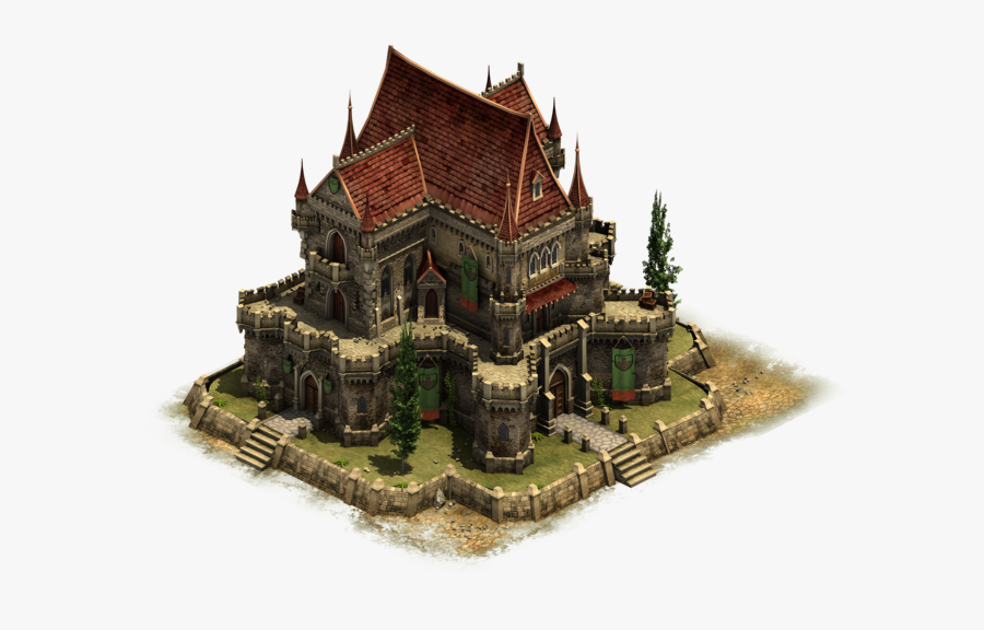 H Ss Highmiddleage Townhall - Forge Of Empires High Middle Ages Town Hall, Transparent Clipart