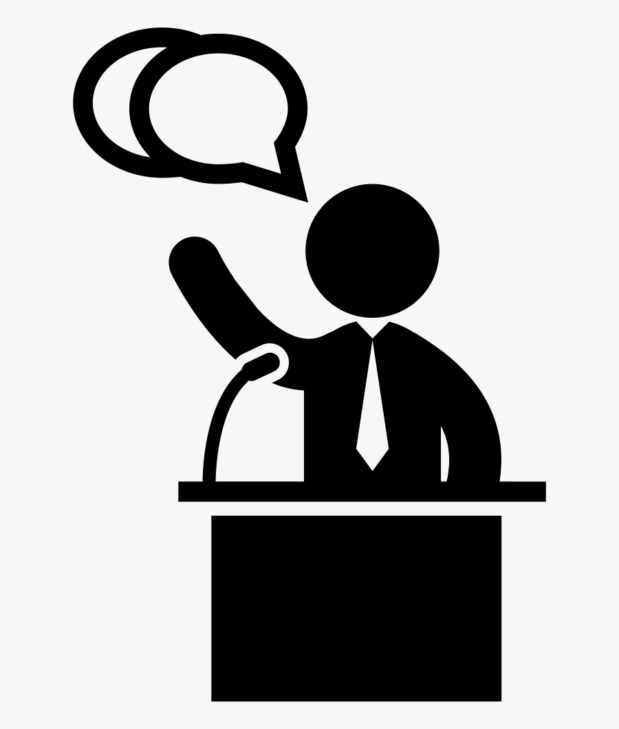 Microphone Clipart Hard Thing - Lecture Icon Png, Transparent Clipart