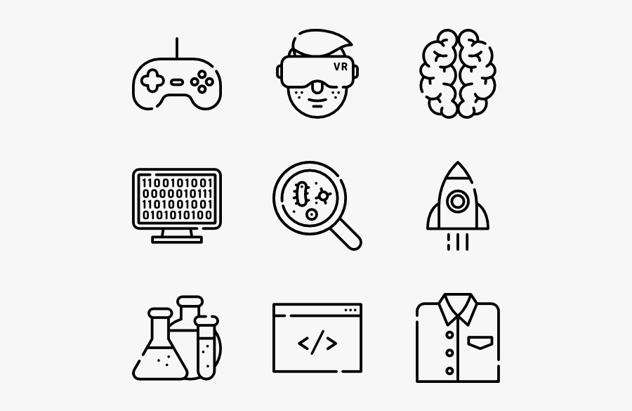 Nerd Vector - Concert Icon, Transparent Clipart