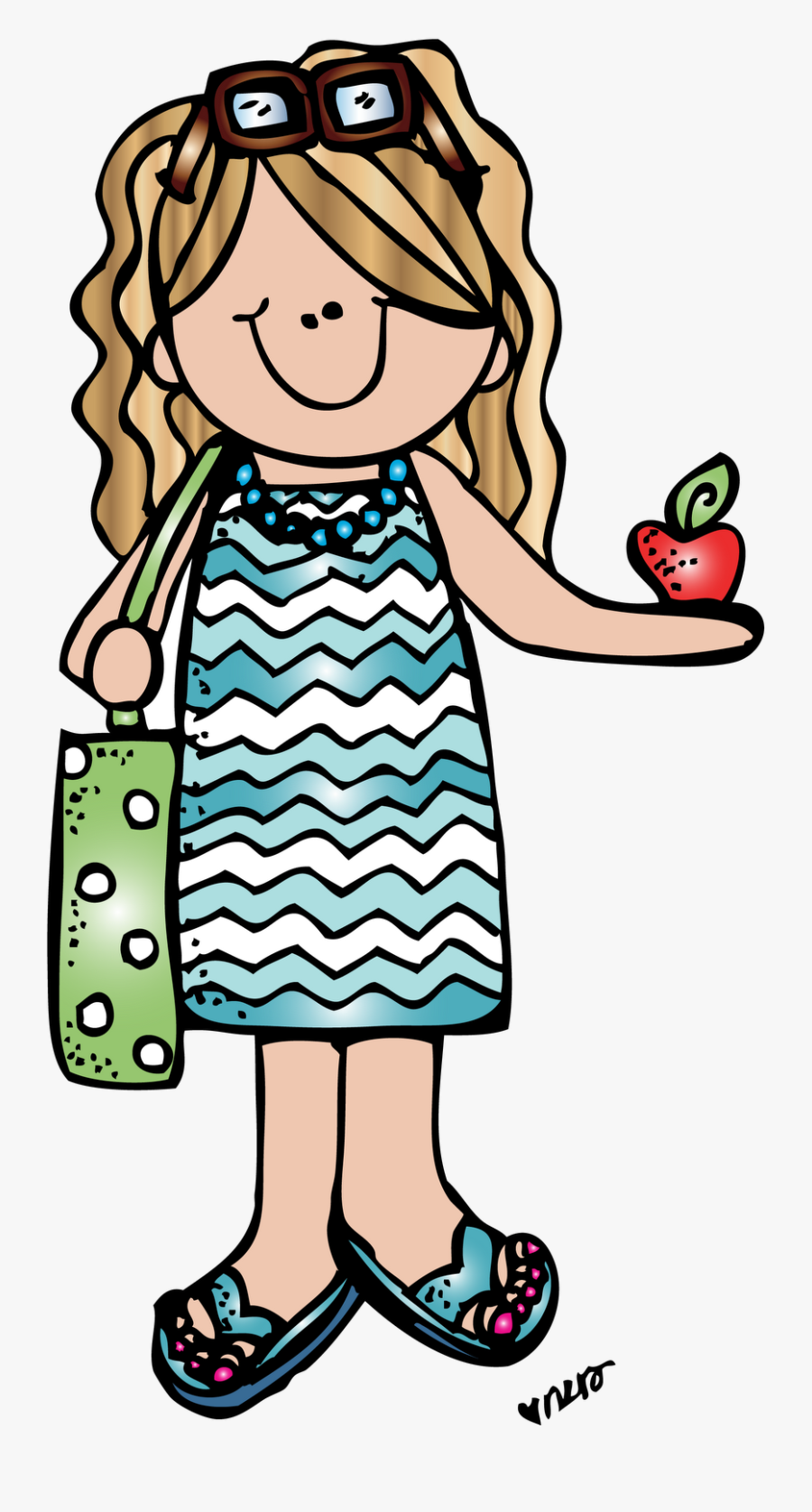 1000 Images About Caricaturas On Pinterest - Curly Hair Teacher Clipart, Transparent Clipart