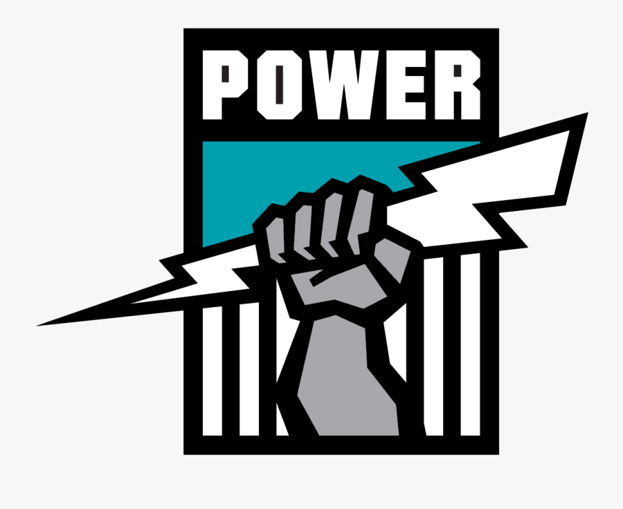 Port Adelaide Power Logo, Logotype - Port Adelaide Power Logo Png, Transparent Clipart