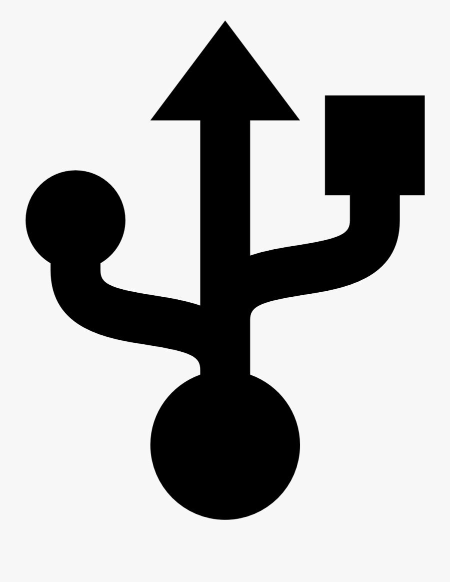 Serial Port Icons - Usb Logo Png, Transparent Clipart