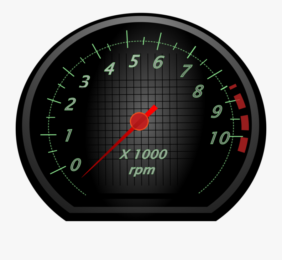Tachometer Car Png, Transparent Clipart