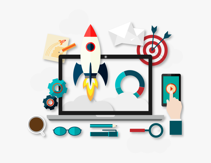 Digital Marketing Vector Png, Transparent Clipart