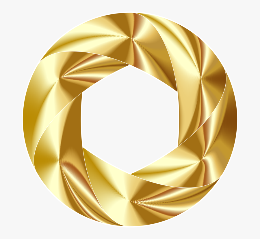Gold,line,circle - Gold Camera Icon Png, Transparent Clipart