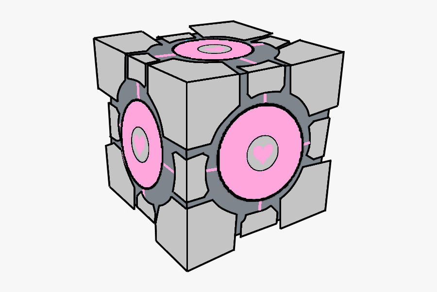 Portal 2 Love Cube, Transparent Clipart