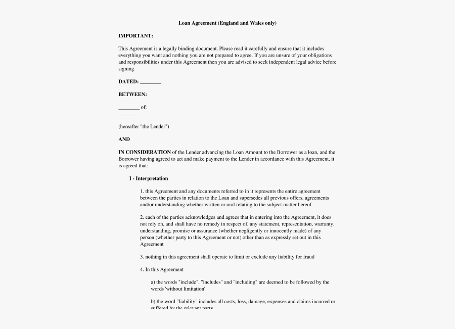 Clip Art Of Loan Gratulfata Online Loan Agreement Template Uk Free Transparent Clipart Clipartkey