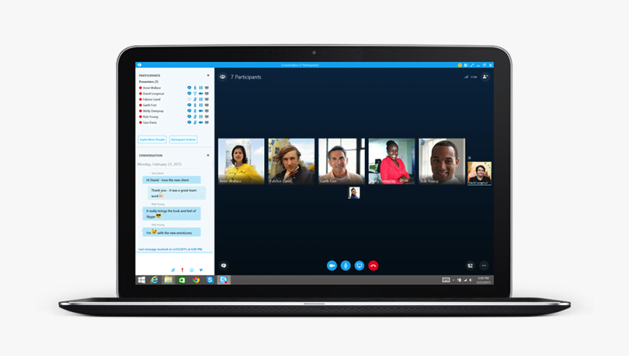 Pc Skype For Business, Transparent Clipart