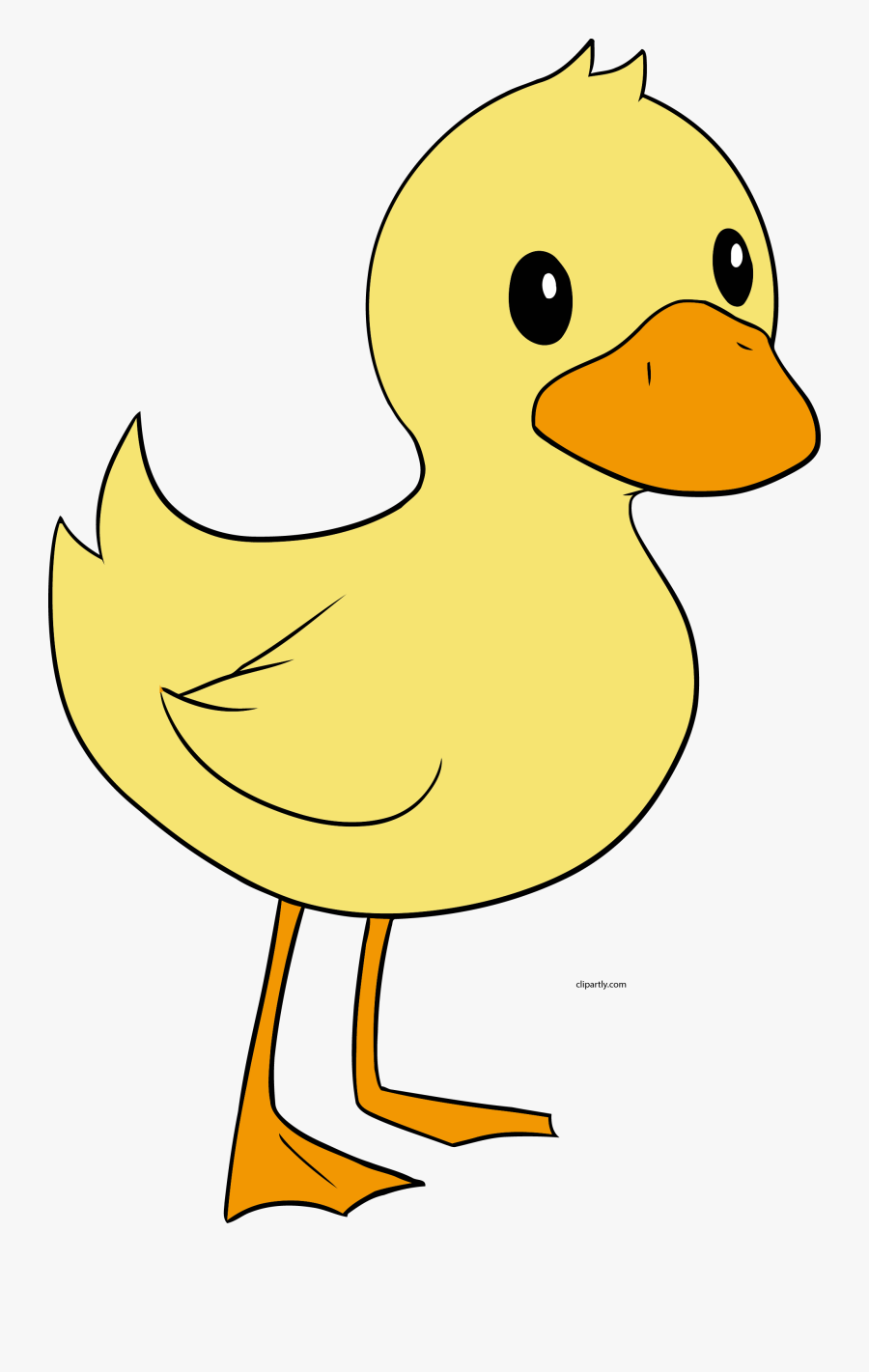 Duckling Now Clipart Png - Cute Duck Clipart, Transparent Clipart