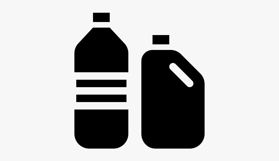 Garbage Clipart Crushed Water Bottle - Plastic Bottle Icon Png, Transparent Clipart