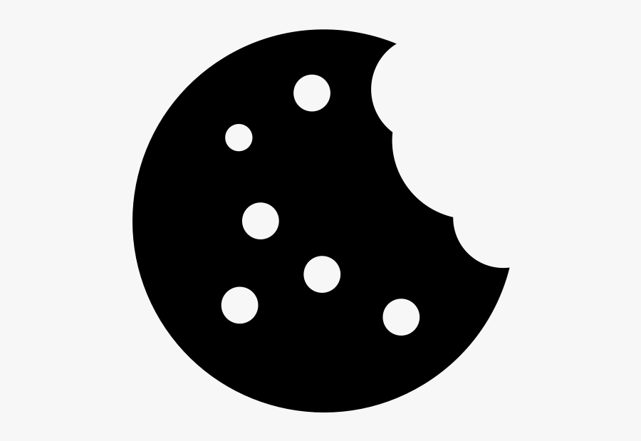 Clipart Cookies Black And White - Png Cookie Icon Black And White Transparent, Transparent Clipart