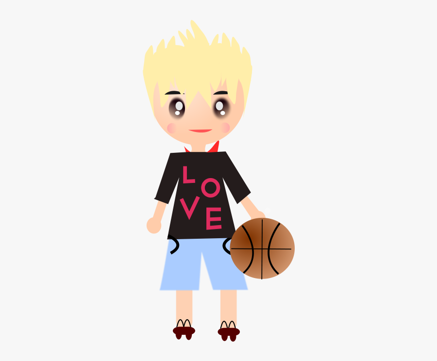 Gambar Kartun Main Basket, Transparent Clipart