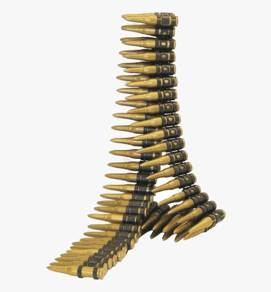 Plastic Bullet Belt - Cinturon De Balas Plastico, Transparent Clipart