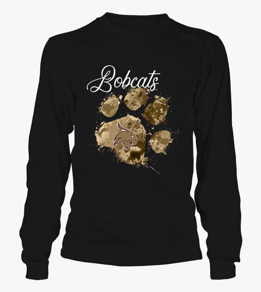 Texas State Bobcat Paw - Proud Girlfriend Of A Football Player Shirts, Transparent Clipart