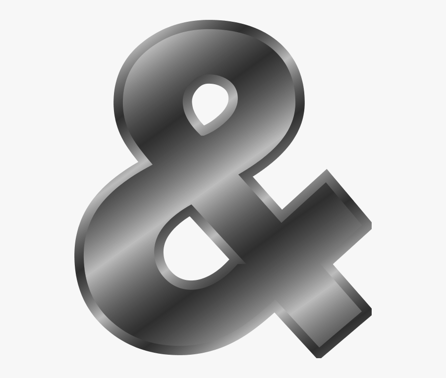 Ampersand - Ampersand Symbol, Transparent Clipart
