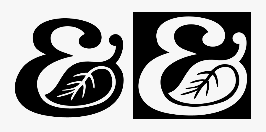 Ampersand Leaf, Transparent Clipart