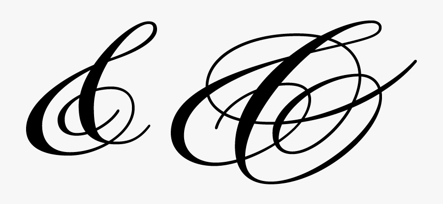 Clip Art Ampersand Typography Character Font - Script, Transparent Clipart