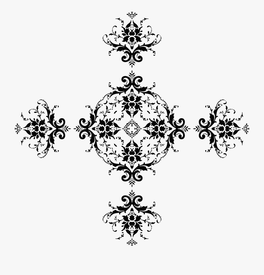 Floral Silhouette 21 Clip Arts - Art, Transparent Clipart