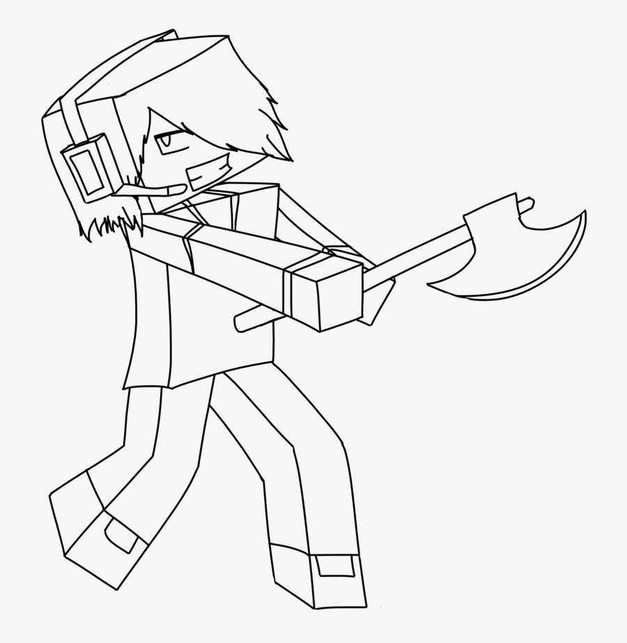 Coloring Enderman Minecraft Bowl Book Super Drawing - Cool Minecraft Coloring Pages, Transparent Clipart