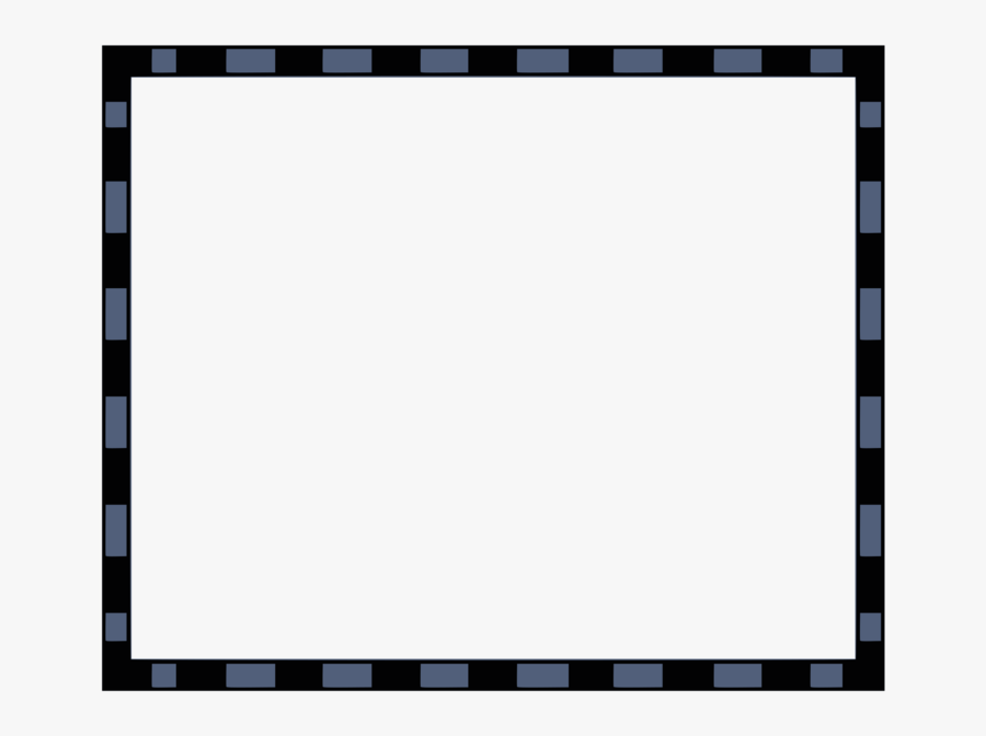 Blue,picture Frame,square - Clip Art, Transparent Clipart
