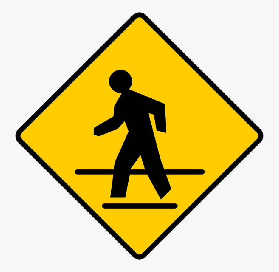 Pedestrian Safety, Transparent Clipart