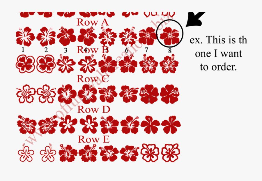 Hibiscus, Transparent Clipart