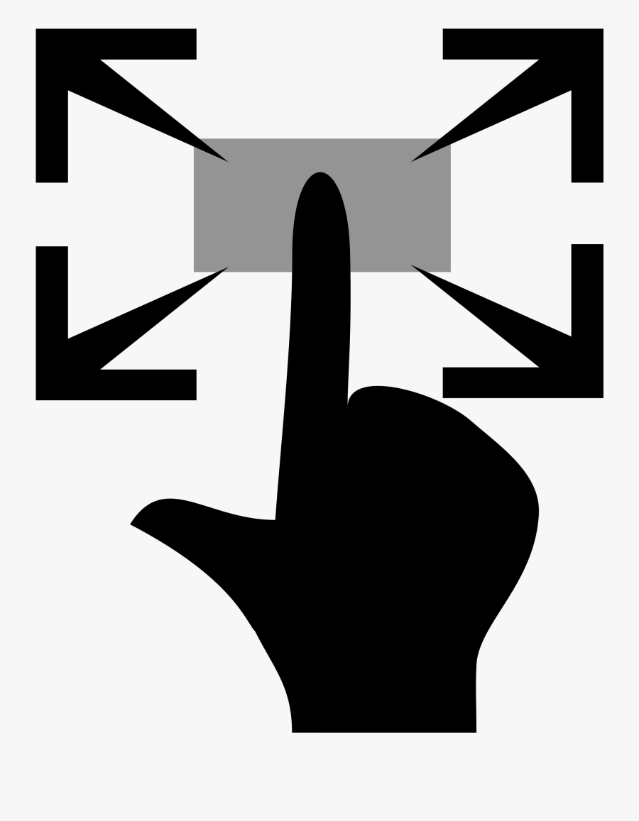 Zoom In Icon Png - Zoom Out With Firestick Remote, Transparent Clipart