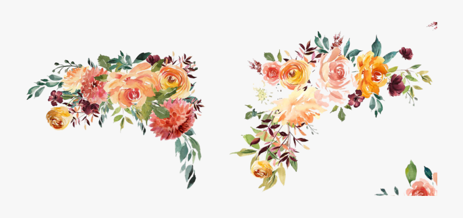 Transparent Background Floral Border, Transparent Clipart