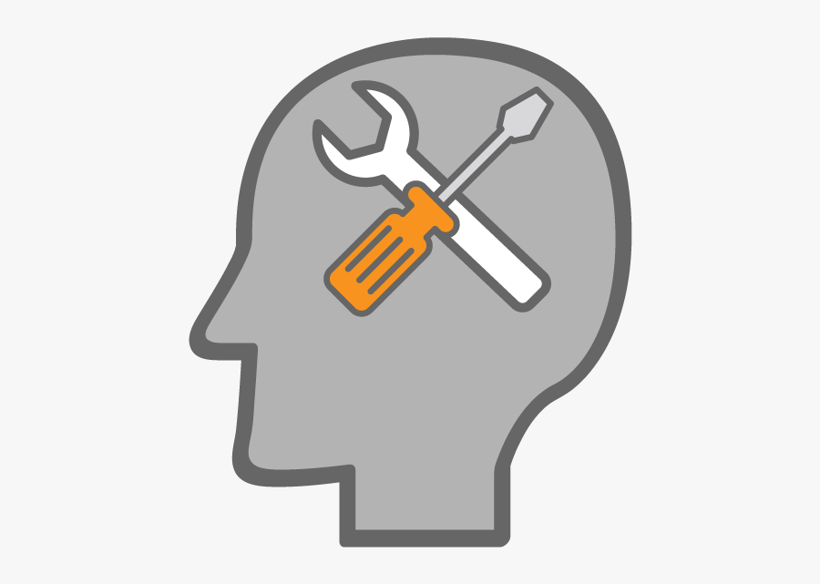 Brain In Someone's Head, Transparent Clipart
