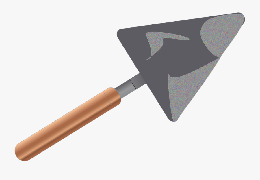 Garden Trowel Cement Brick Gardener Digging - Espatula Cimento Png, Transparent Clipart