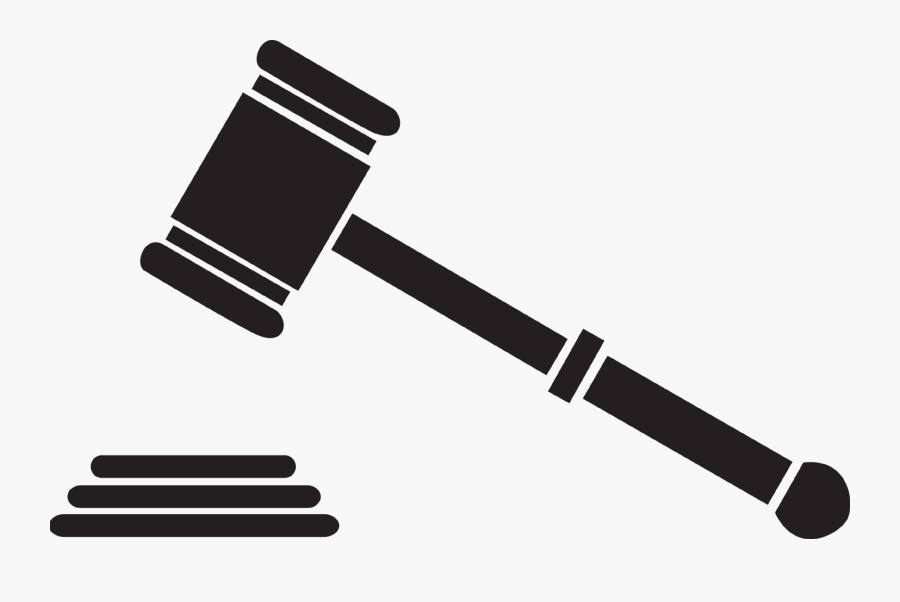 Auction Clipart - Gavel Black And White, Transparent Clipart