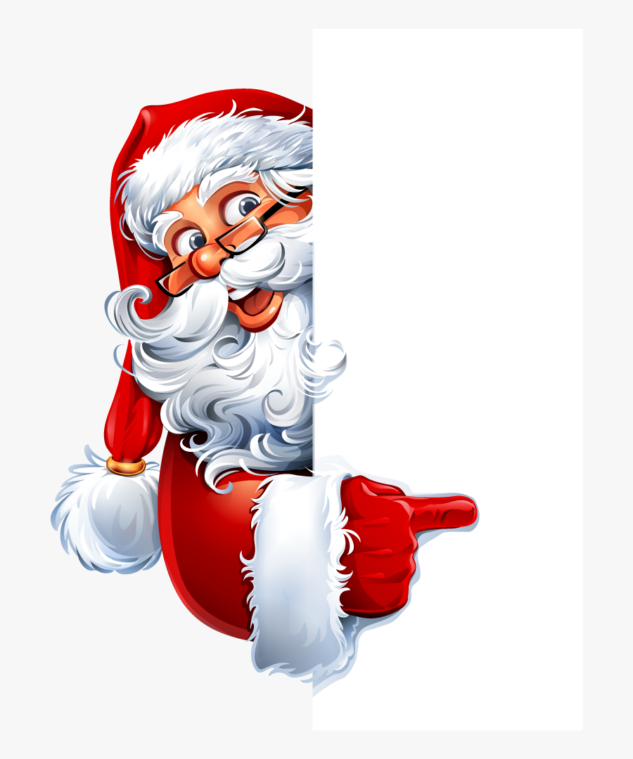 Naughty Claus Illustration Cartoon Santa Christmas - Merry Christmas Santa Claus Png, Transparent Clipart