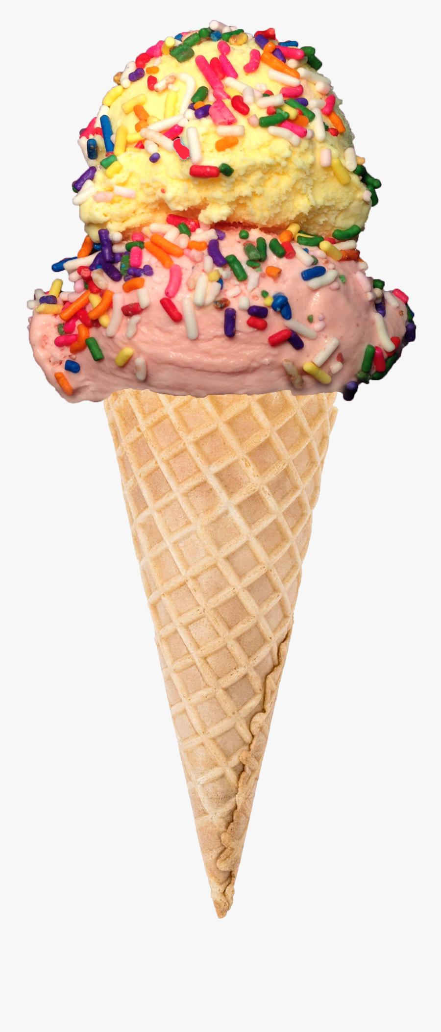 Transparent El Helado Clipart - Ice Cream Cone Png, Transparent Clipart