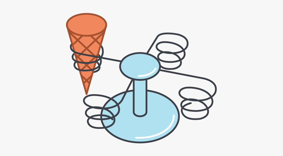 Ice Cream Holder Clipart, Transparent Clipart